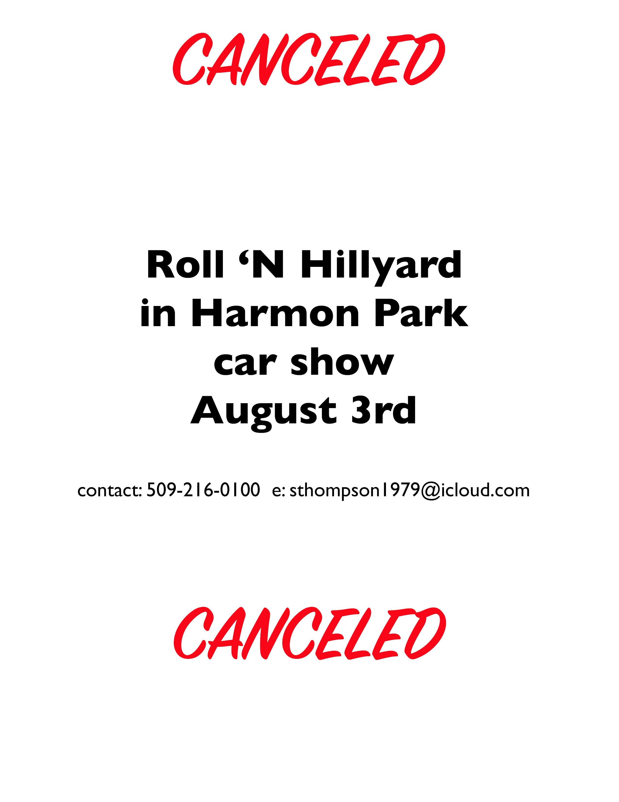 Roll N Hillyard car show August 3rd 2025 
